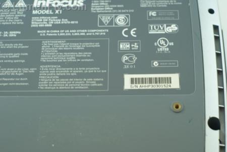 InFocus X1 DLP Video Projector